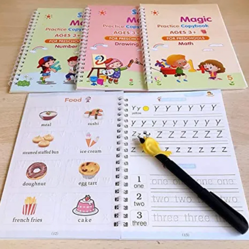 Sank Magic Practice Copybooks - (Pack of 4books)