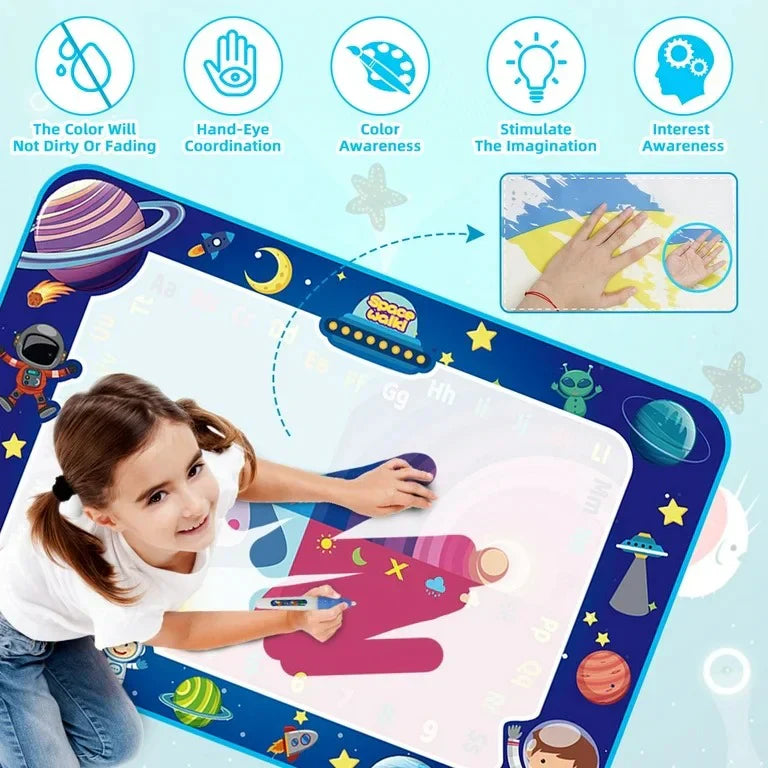 Reuseable Magic Water Doodle Mat Mess-Free