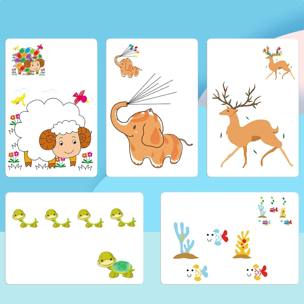 Creative Finger Paint Set™