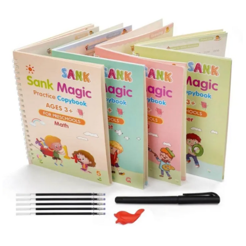 Sank Magic Practice Copybooks - (Pack of 4books)