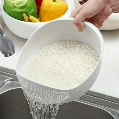 Multi-Functional Rice Washing Basket