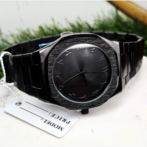 Stainless Steel - Black Arabic Aura Watch