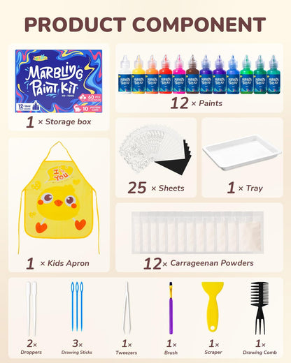 Marbling Paint Kit™ - Ebru Art Set