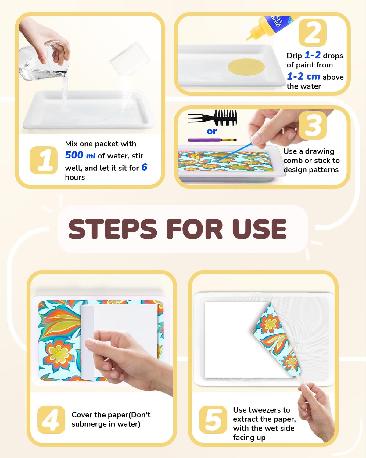 Marbling Paint Kit™ - Ebru Art Set