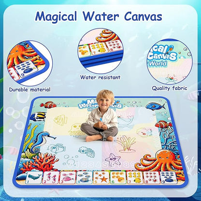 Reuseable Magic Water Doodle Mat Mess-Free