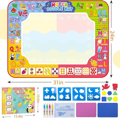 Reuseable Magic Water Doodle Mat Mess-Free