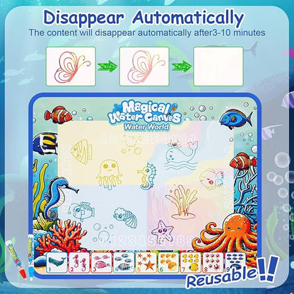 Reuseable Magic Water Doodle Mat Mess-Free