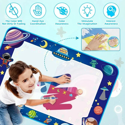Reuseable Magic Water Doodle Mat Mess-Free