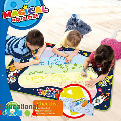 Reuseable Magic Water Doodle Mat Mess-Free